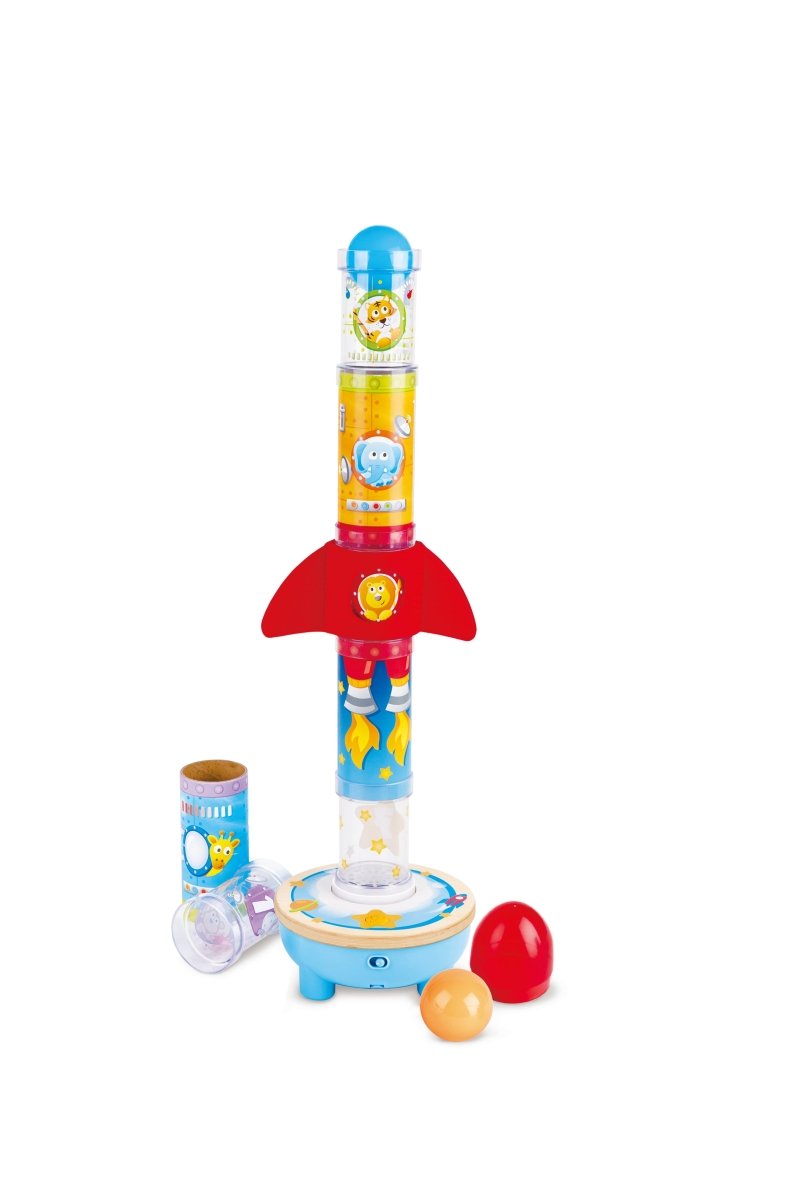 Hape Air - Powered Rocket Ball Air Stacker - Premium for Kids in Qatar | Toysaro.com